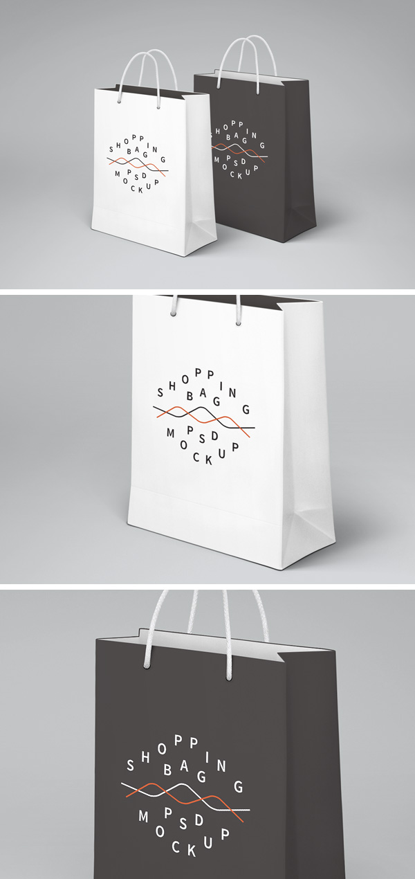 Shopping Bag PSD MockUp | GraphicBurger