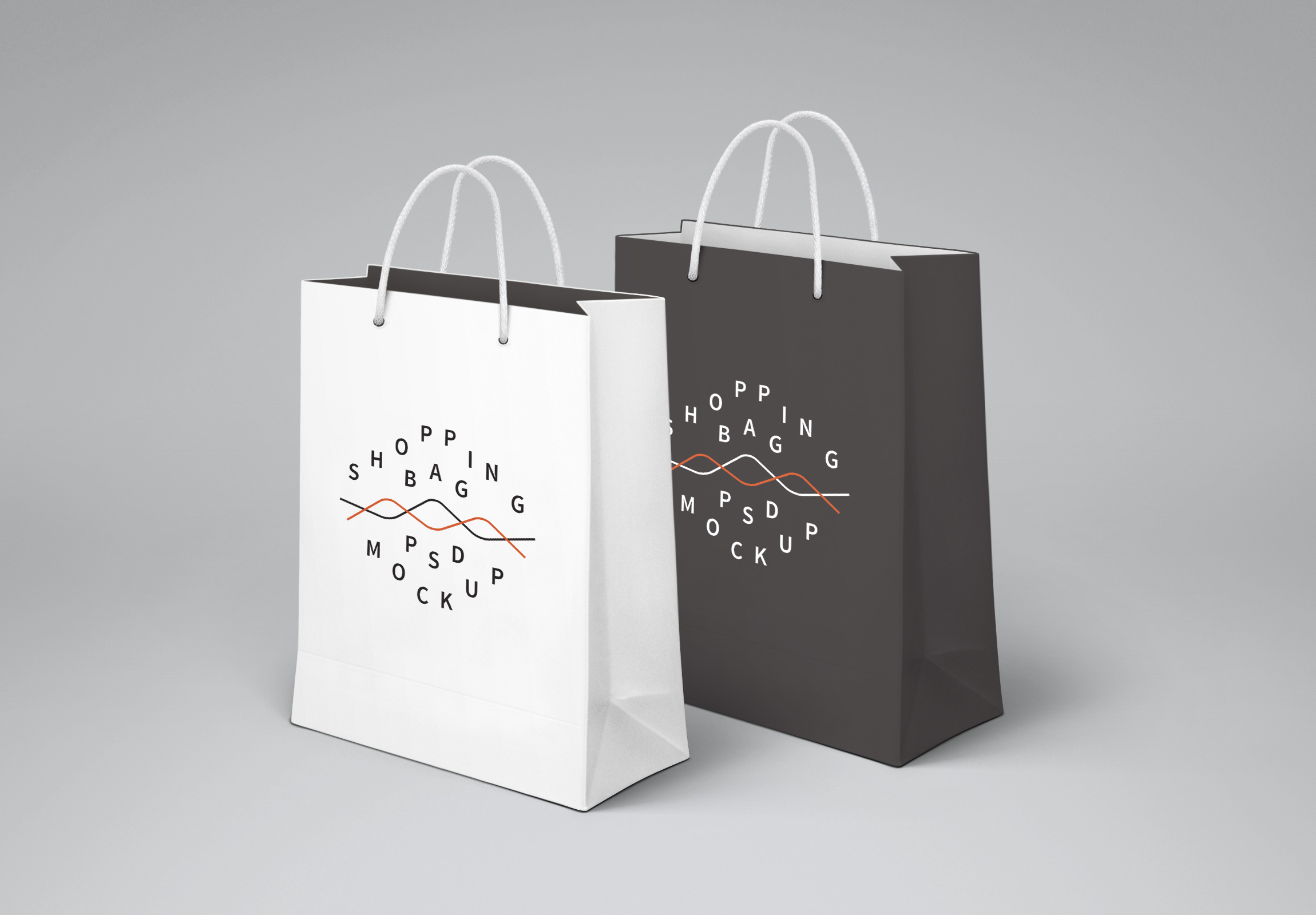 Shopping Bag PSD MockUp GraphicBurger