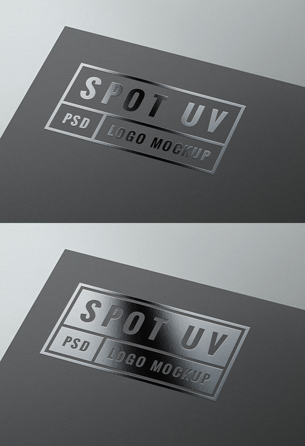 Spot UV Logo MockUp | GraphicBurger