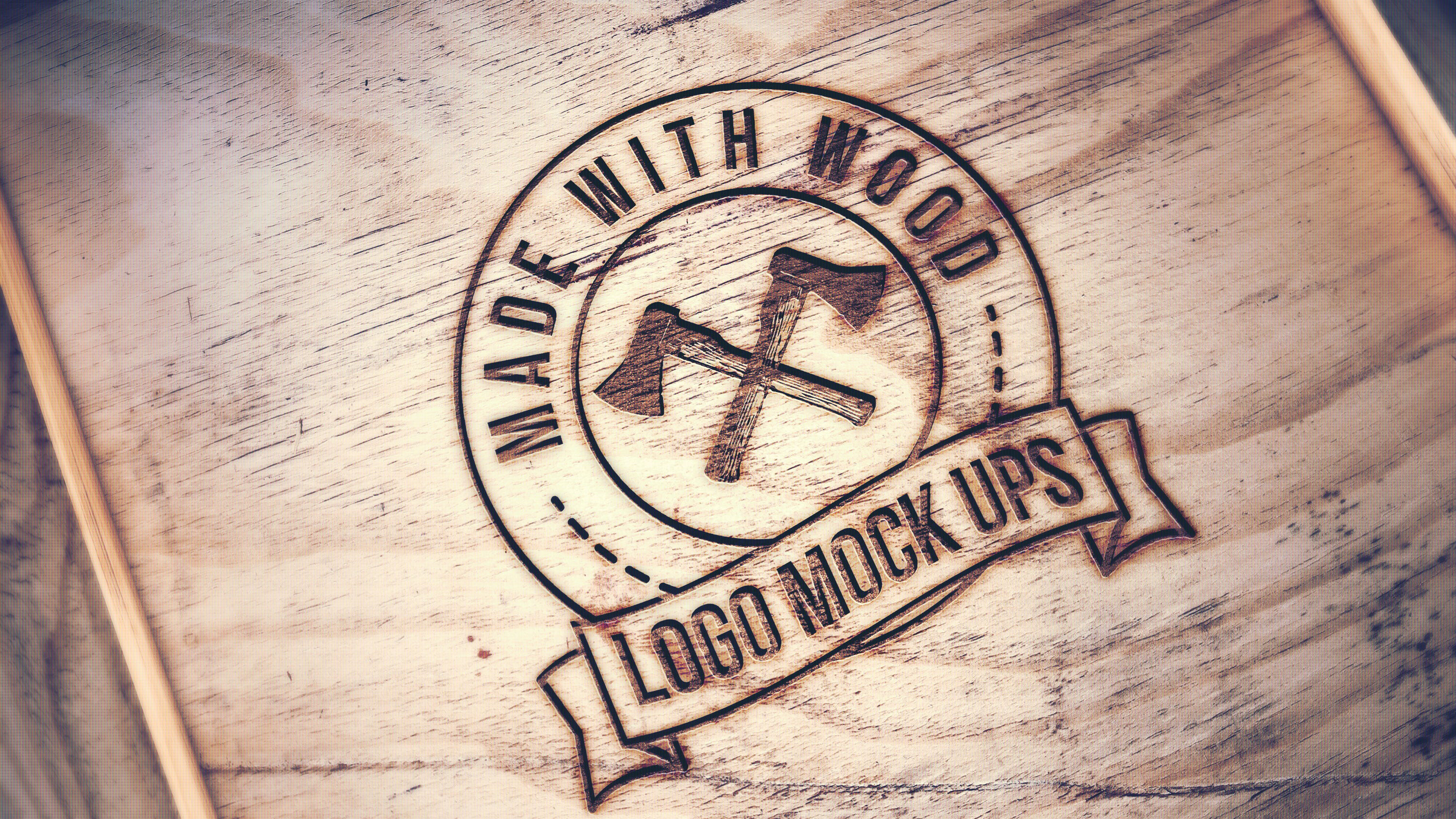 Mockup free wood Idea