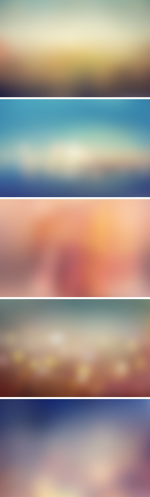 5 Blurred Backgrounds Vol.1 | GraphicBurger