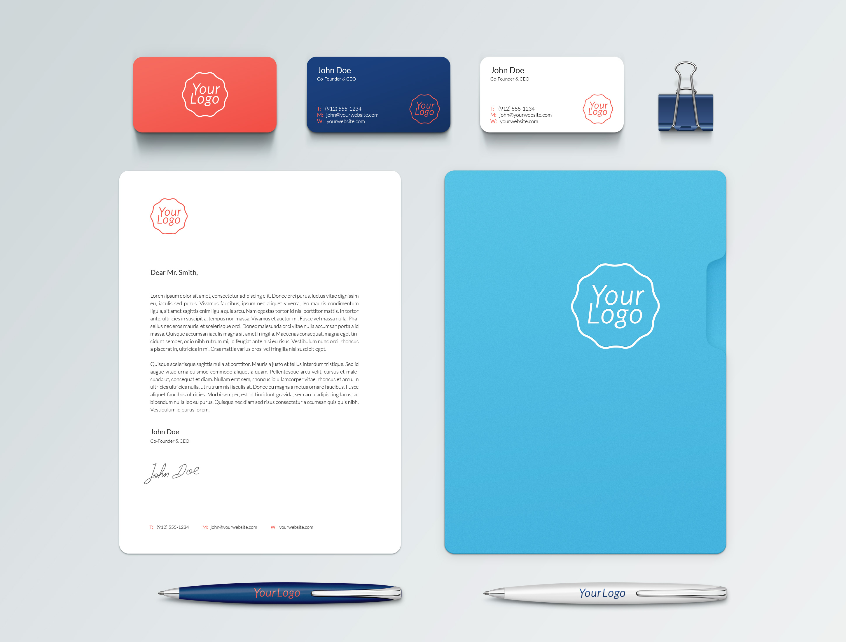 Download Branding / Identity MockUp | GraphicBurger