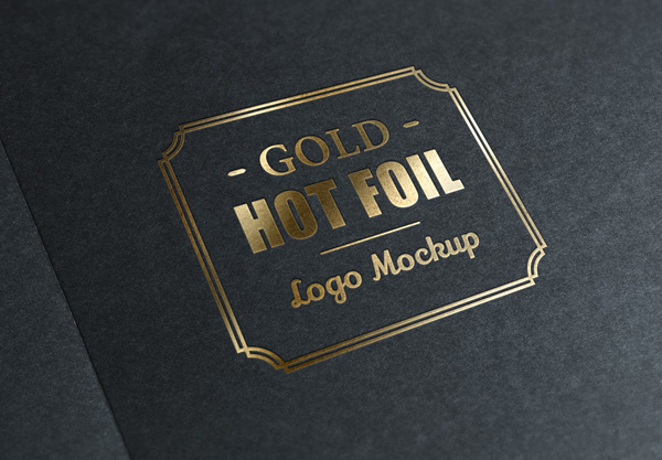 Download Hot Stamping Logo Mockup Free Download Mockup