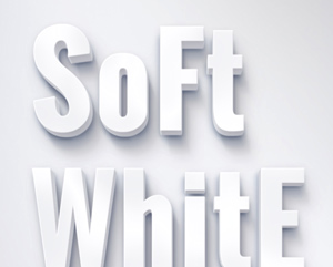 Download Soft White Text Effect Graphicburger