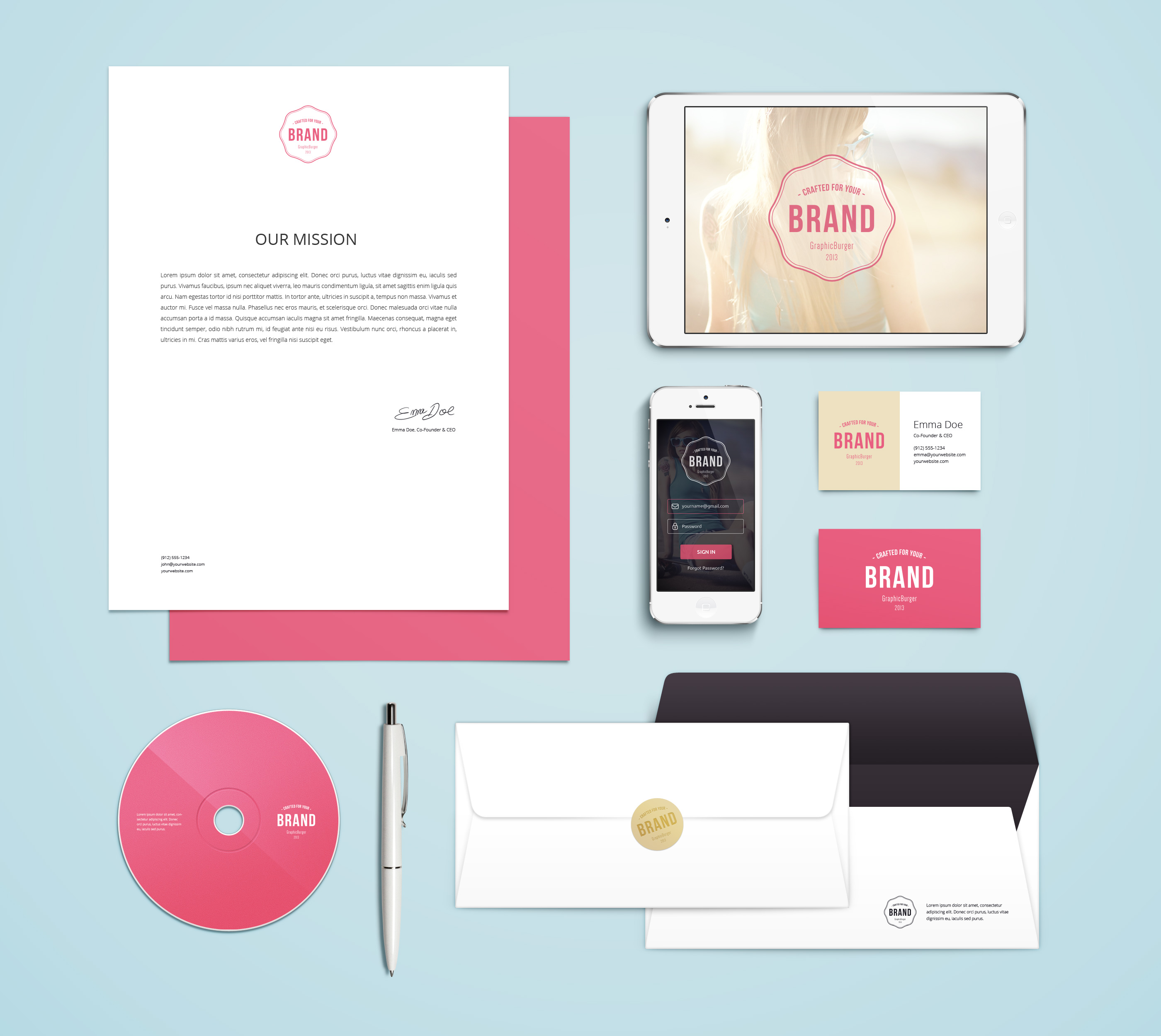 Branding Identity Mock Up Vol4 full