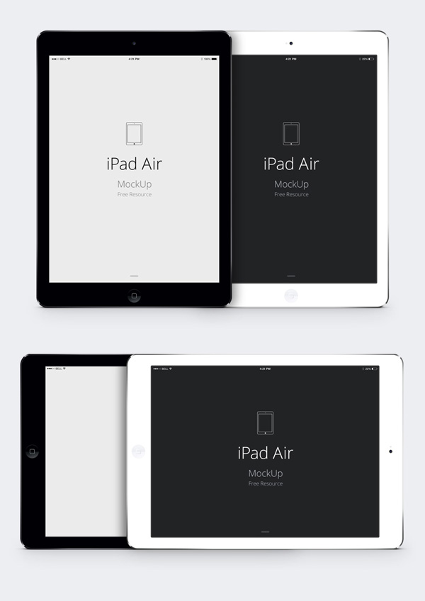 ipad mini retina psd