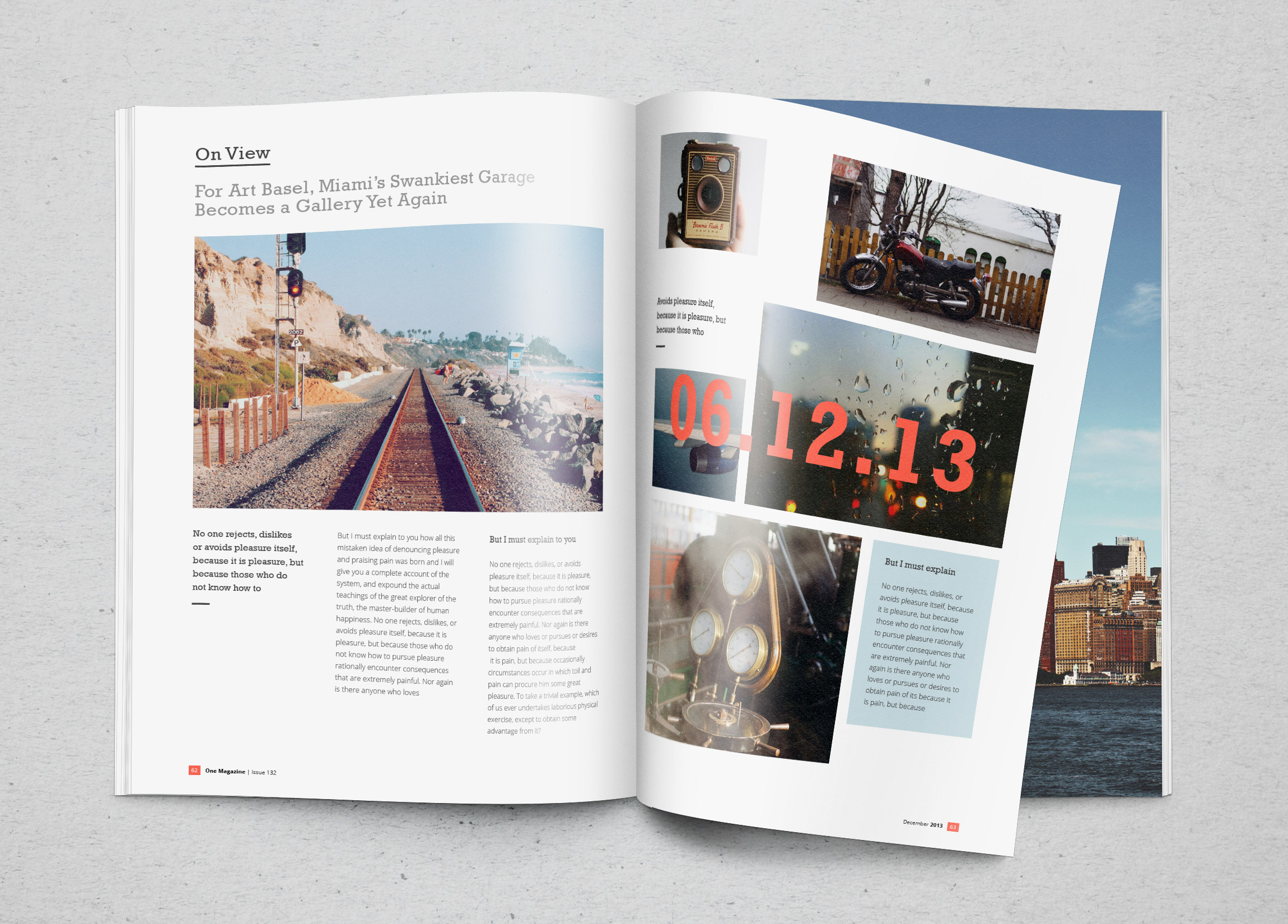 Photorealistic Magazine MockUp  GraphicBurger