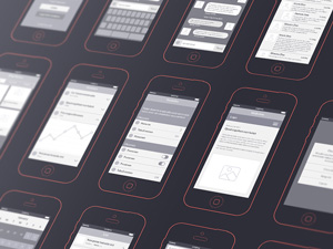 App Wireframes Kit Graphicburger