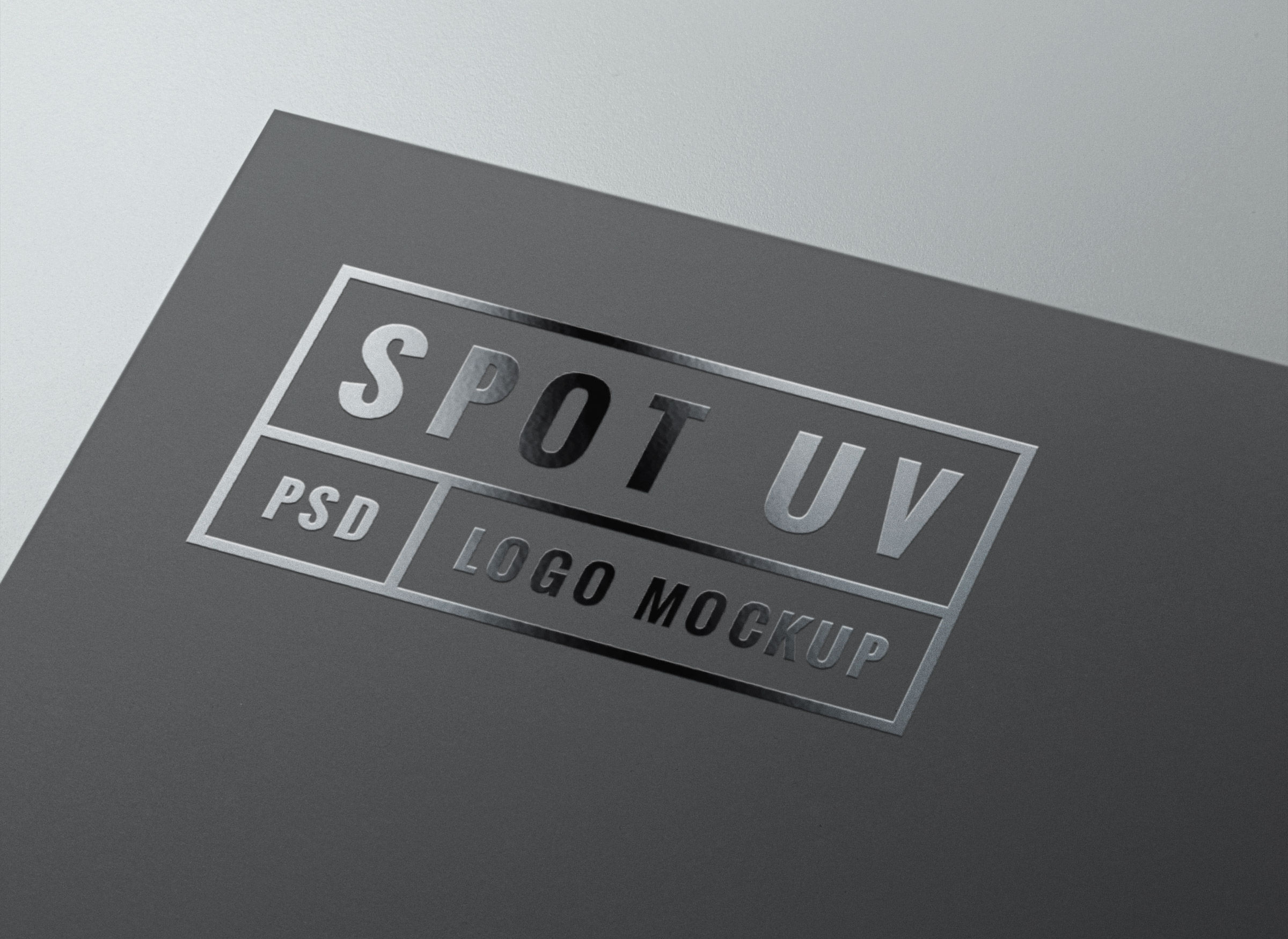 3d tutorial mockup photoshop Logo MockUp  GraphicBurger Spot UV