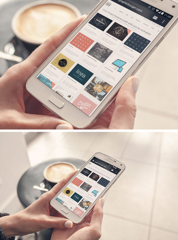 Android Phone PSD MockUp | GraphicBurger