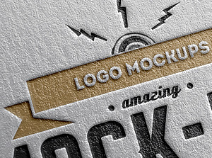 Download Logo Mockups Paper Edition Graphicburger