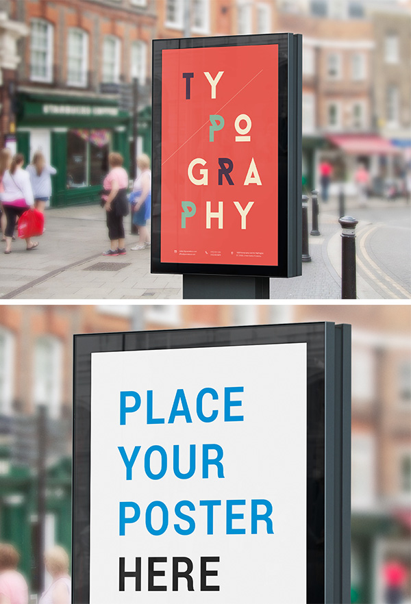 Download Street Billboard PSD MockUp | GraphicBurger