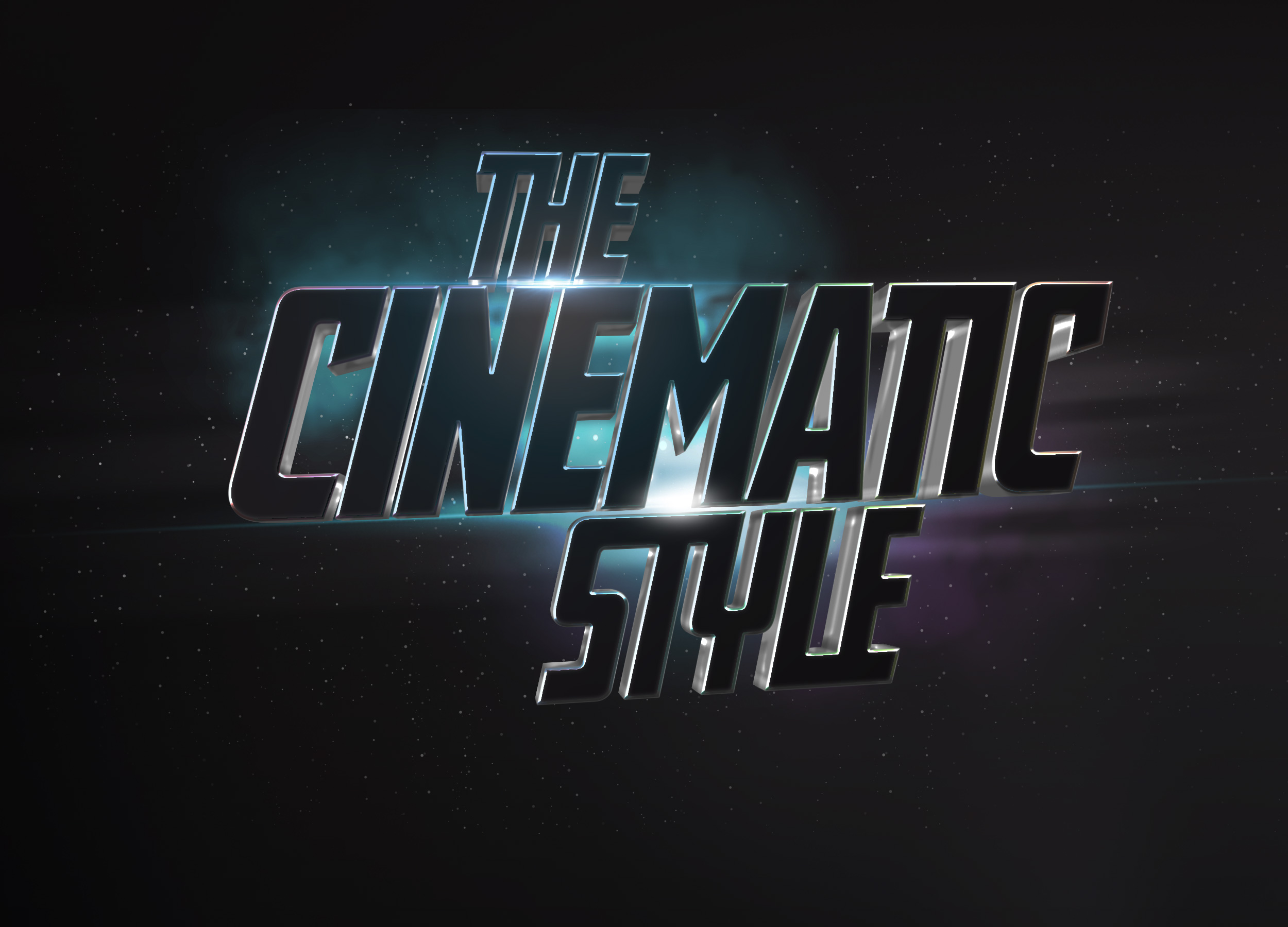 Cinematic 3D Text Effect GraphicBurger