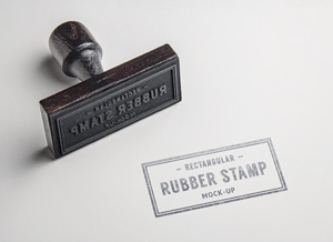 Download Rubber Stamp PSD MockUp #2 | GraphicBurger