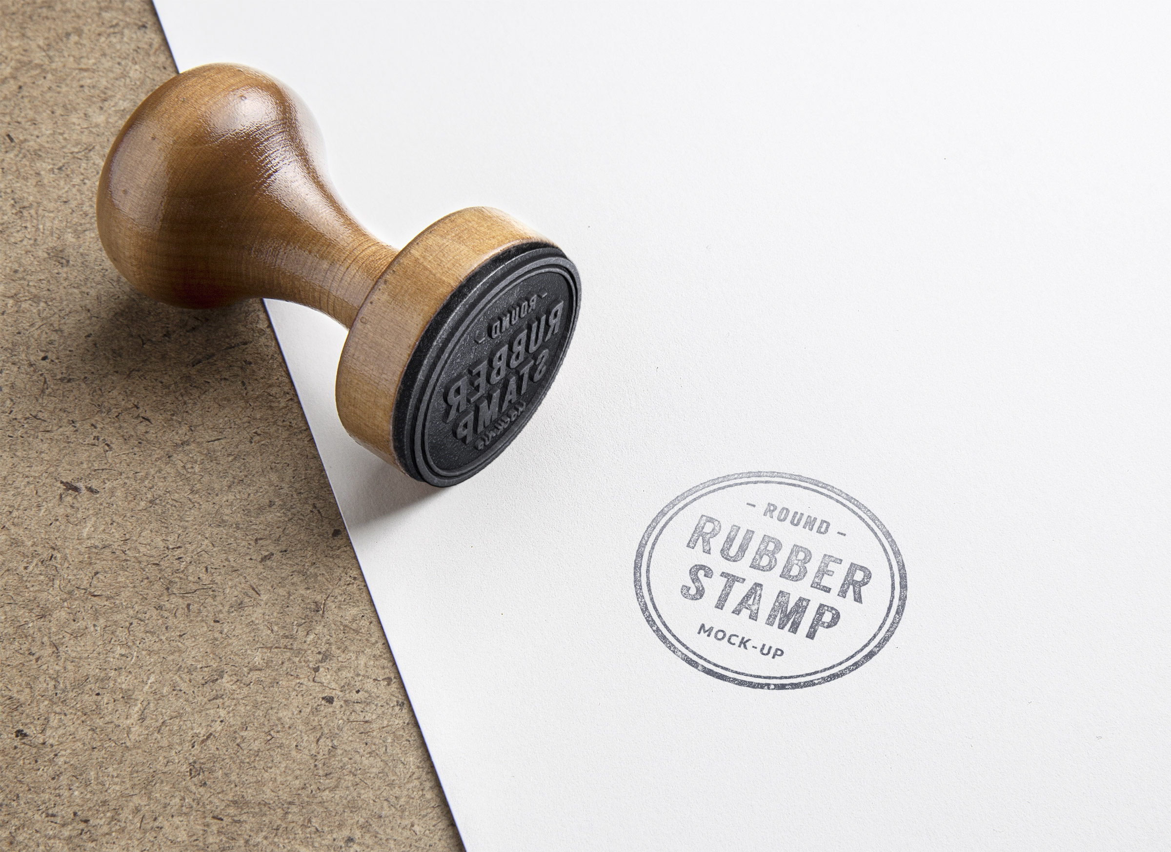 Rubber Stamp PSD MockUp full