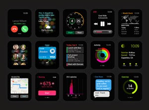 Apple Watch GUI PSD | GraphicBurger