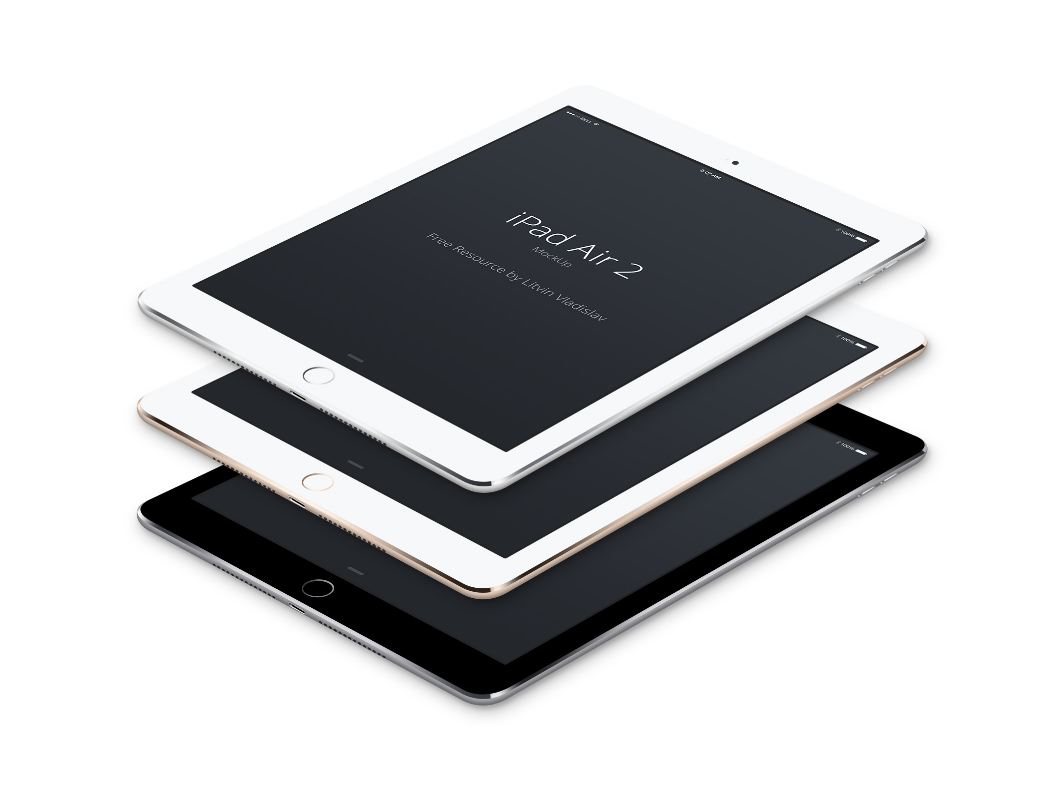 Download iPad Air 2 Perspective MockUp | GraphicBurger