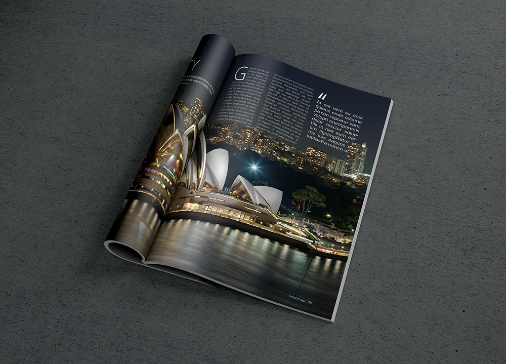 Download Photorealistic Magazine MockUp #2 | GraphicBurger