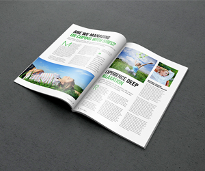 Download Photorealistic Magazine Mockup 2 Graphicburger
