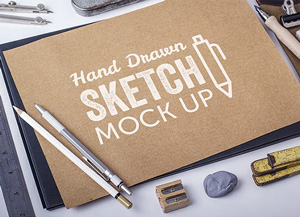 Download Hand Drawn Sketch MockUps | GraphicBurger