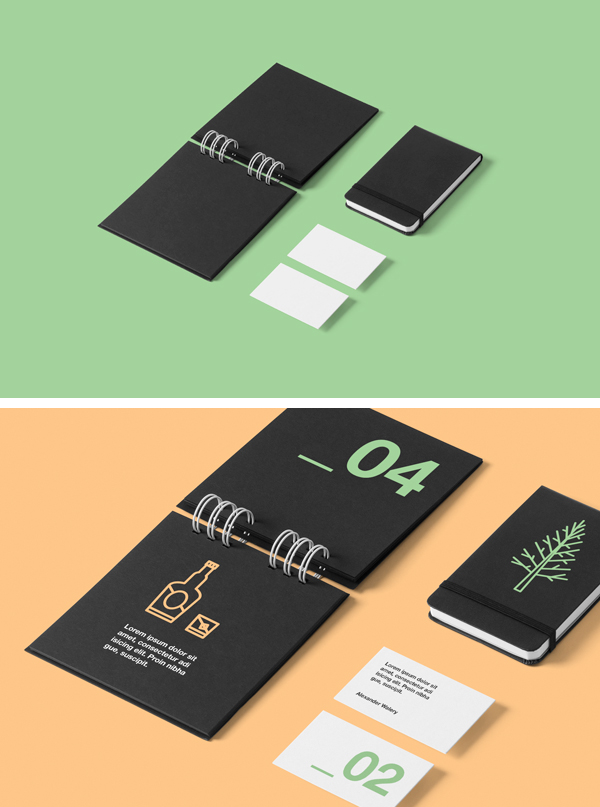 Download Corporate Stationery Psd Mockup Graphicburger