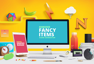 Download Fancy Items Scene Generator Demo Graphicburger