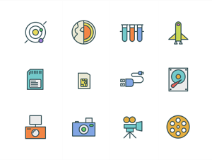 Icons Mind: 50 Flat Icons