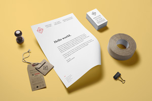 Download Branding Identity Mock Up Graphicburger