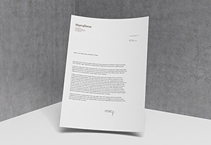 Download Letterhead Mockup Psd Graphicburger