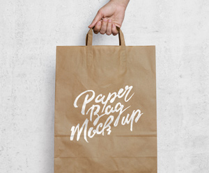 Download Paper Bag Graphicburger Yellowimages Mockups