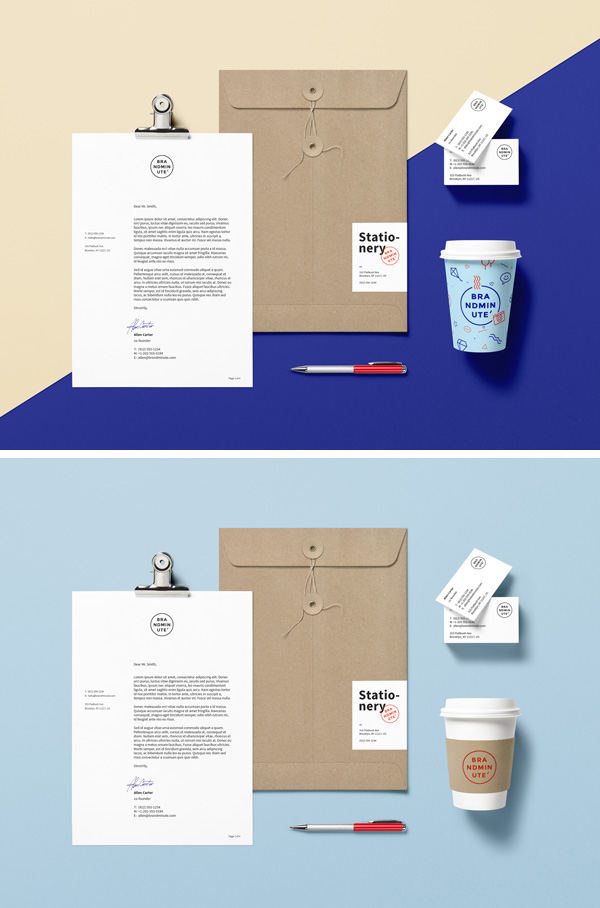 Download Branding Identity Mockup Vol 15 Graphicburger