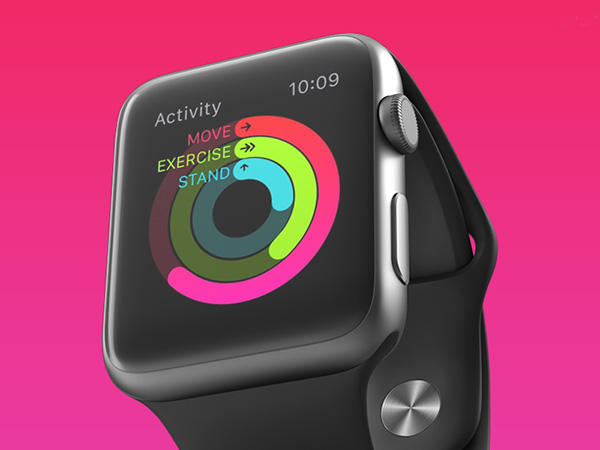 Download 360 Apple Watch MockUp | GraphicBurger