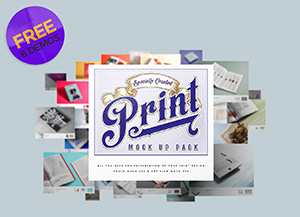 Print MockUp Pack – 6 Demo PSDs