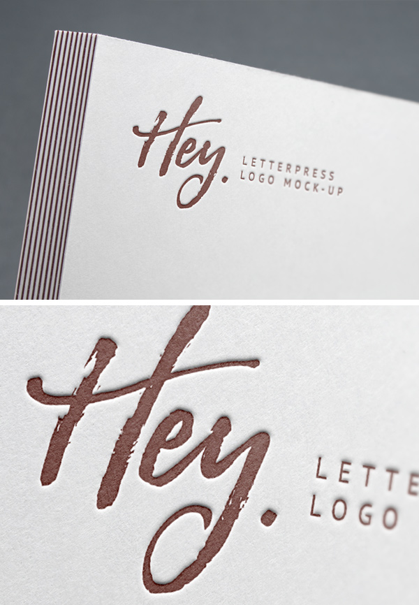 Download Letterpress Logo Mockup 2 Graphicburger PSD Mockup Templates