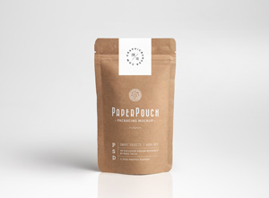 Download Paper Pouch Packaging Mockup Graphicburger