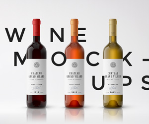 Wine Packaging Mockups – sponsored
