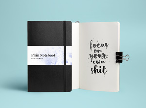 Download Notebook Mockup Psd Graphicburger Yellowimages Mockups