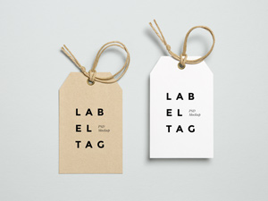 Download Label Tag Psd Mockup 2 Graphicburger PSD Mockup Templates