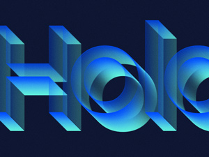 Download Holo Text Effect Graphicburger