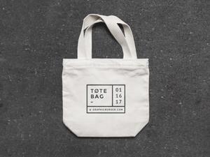 Small Canvas Tote Bag MockUp