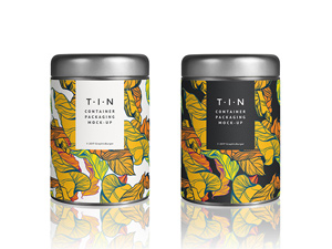 Download Tin Container Packaging Mockup Graphicburger