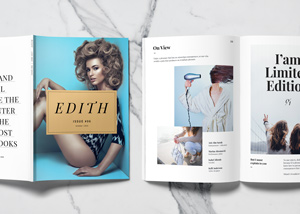 A5 Magazine Mockup Graphicburger