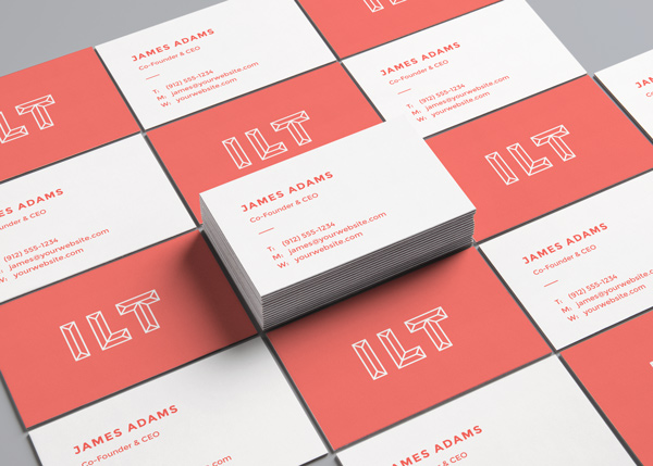 Download Perspective Business Cards Mockup 2 Graphicburger