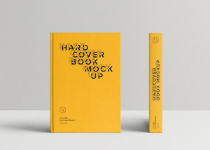 Download Hardcover Book Mockup 2 Graphicburger