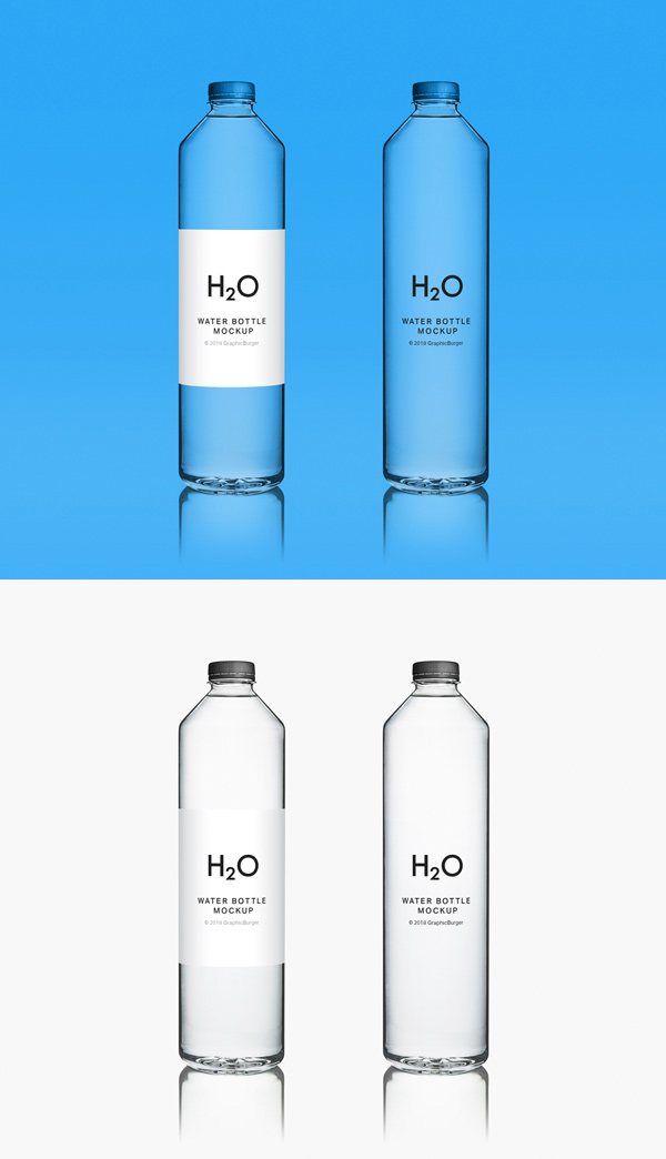 Water Bottle Label Template Photoshop from graphicburger.com