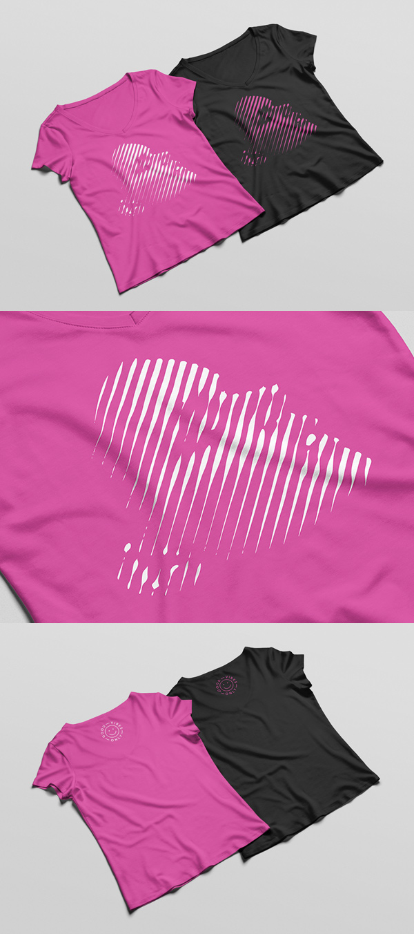 Download Woman T-Shirt MockUp PSD #3 | GraphicBurger