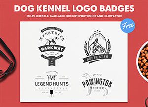 Download 4 Dog Kennel Logo Templates
